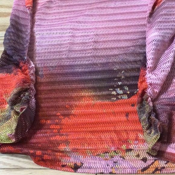 M Live and Let Live Beach colorful coverup - Picture 10 of 16